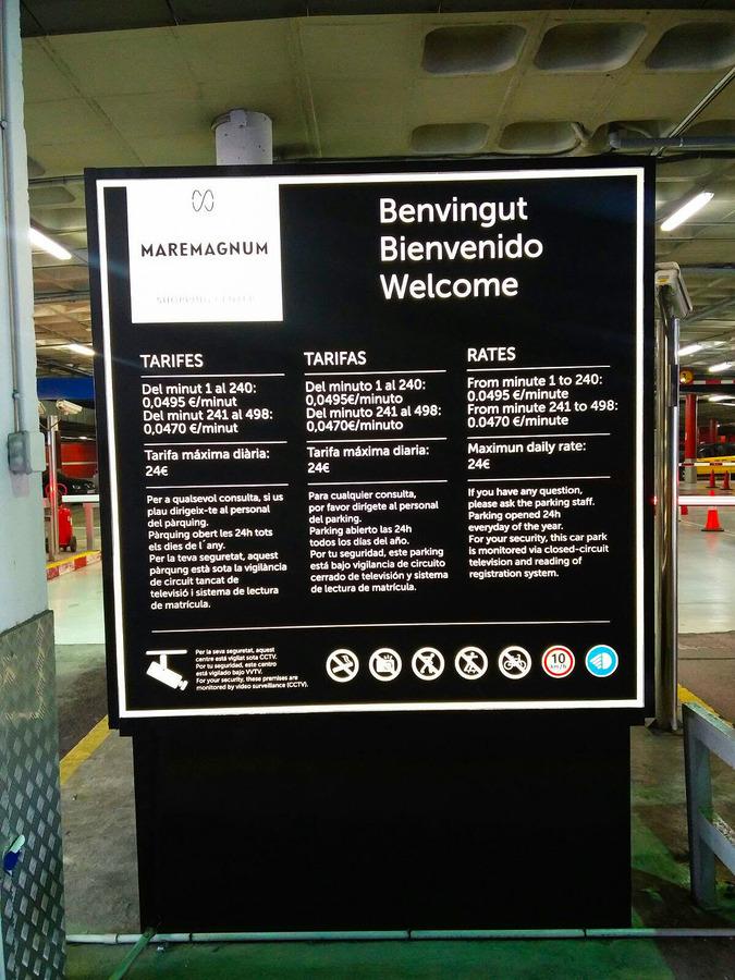 pellisa rafols senyalitzacio maremagnum parking - Pellisa Ràfols