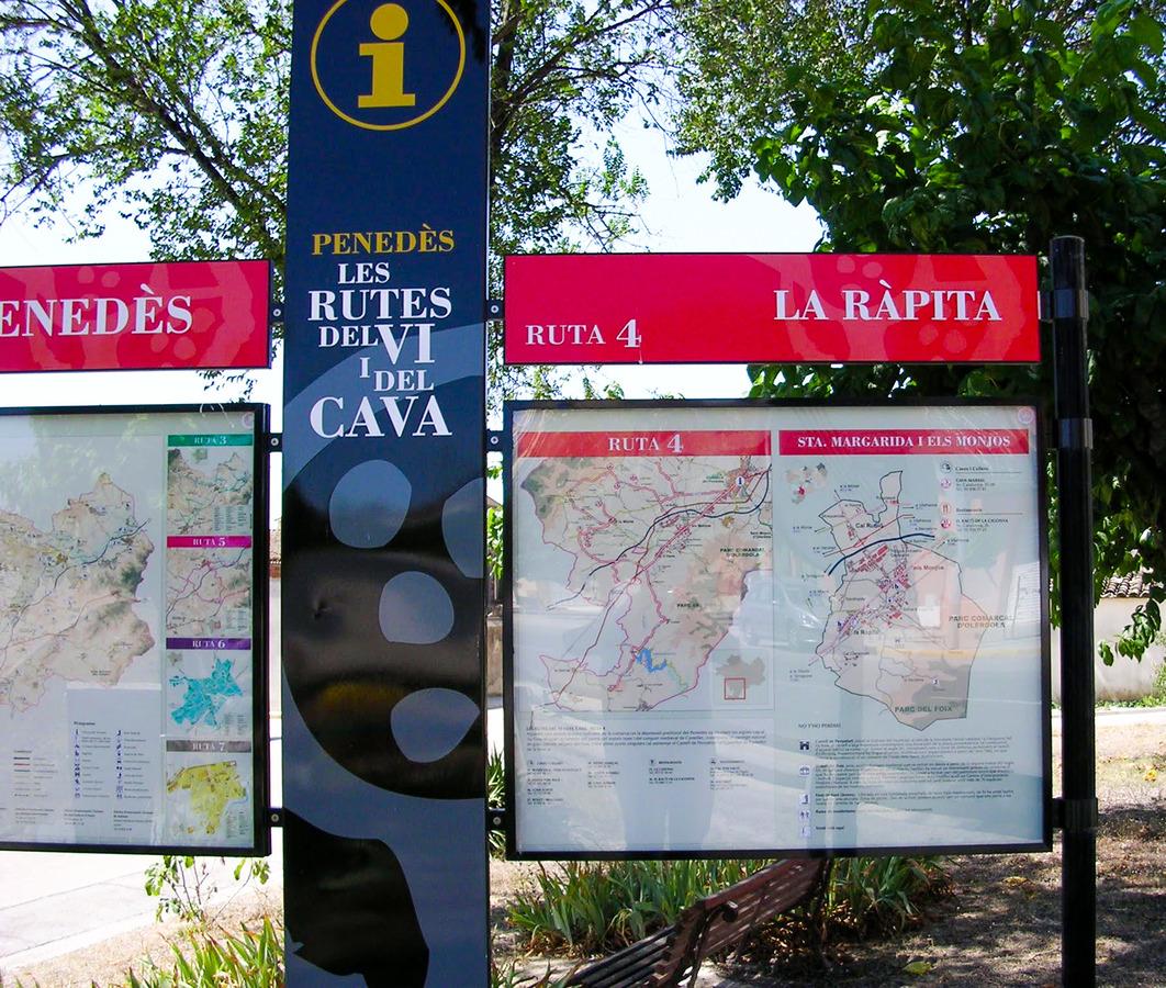 pellisa rafols senyalitzacio rutes vi cava - Pellisa Ràfols