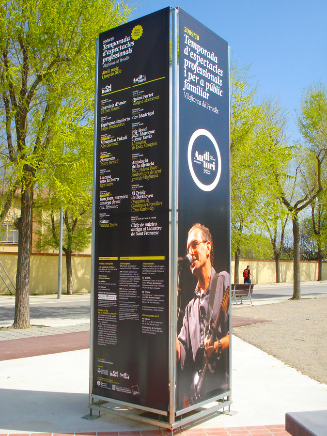 pellisa rafols totems auditori 1 - Pellisa Ràfols